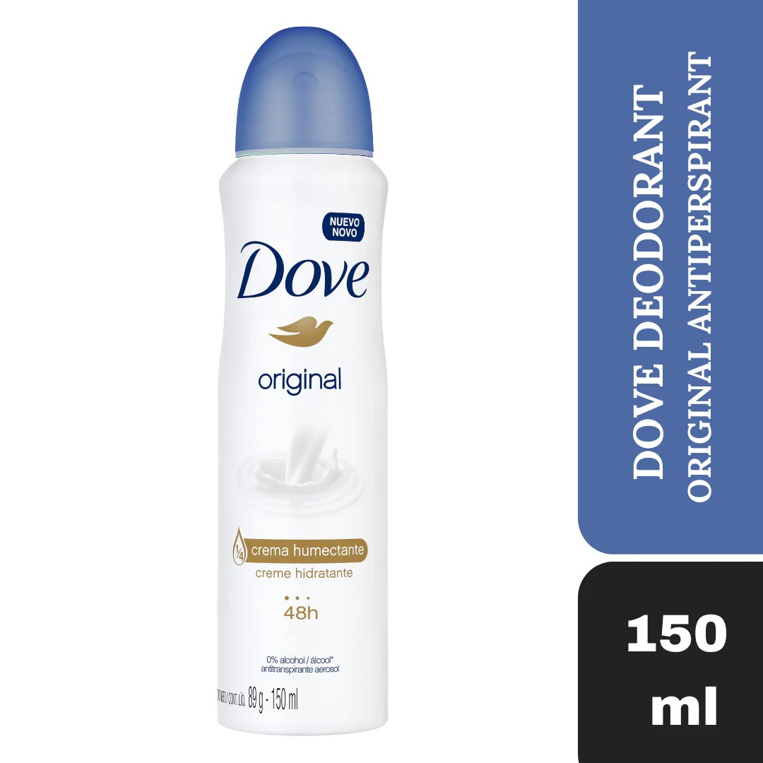 Picture of 150 ml Dove Original Body spray International European product used for female