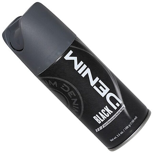 Picture of 150 ml Denim Black Body spray International European product used for male