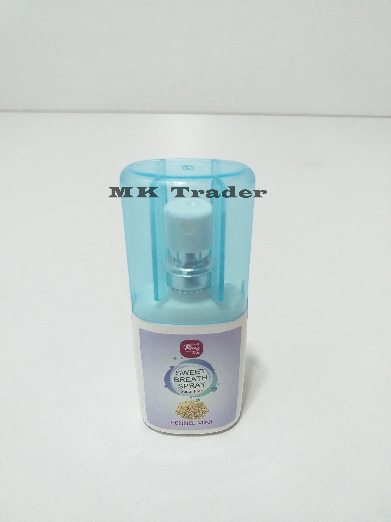 Picture of 20 ml Rivaj UK FENNEL MINT Sugar Free Sweet Breath Spray International UAE product used for male female