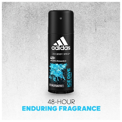 Picture of 150 ml Adidas ICE DIVE fresh & tonic Body spray International European product used for male