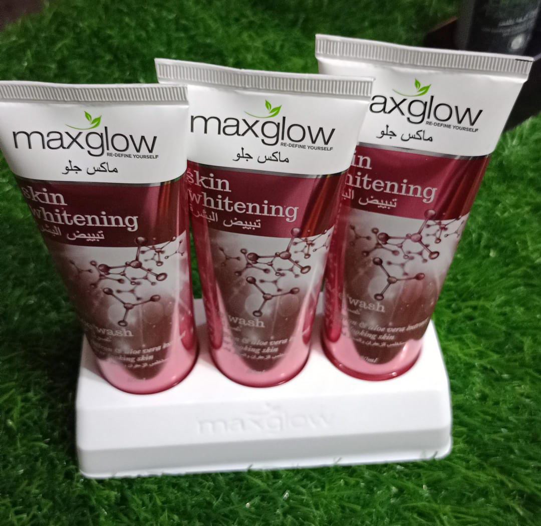 Picture of 80 gm Max Glow Skin Whitening face wash Indian product used for female