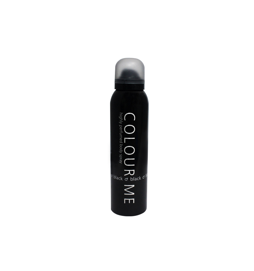 Picture of 150 ml Colour Me Black Body Spray International UAE product Used for male