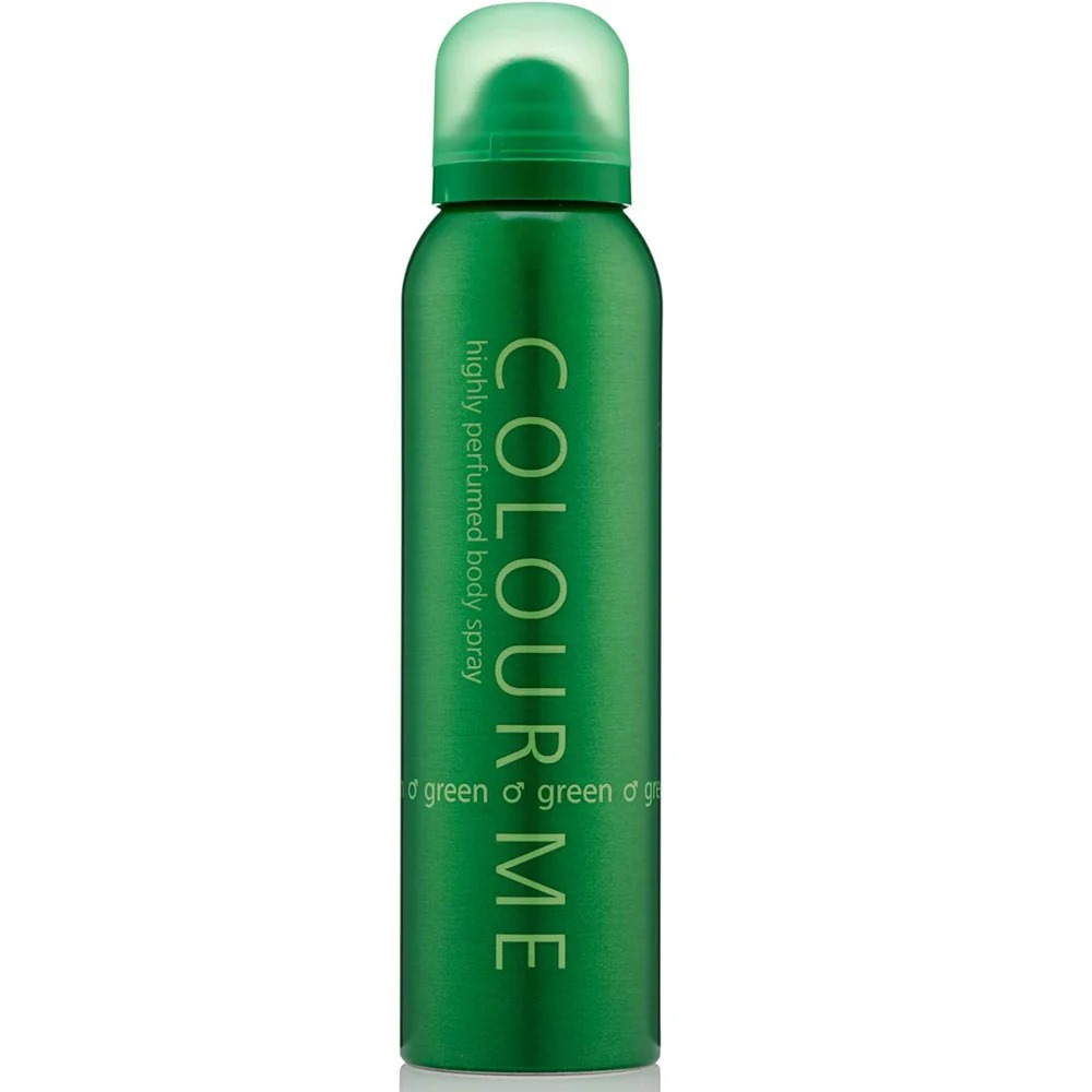 Picture of 150 ml Colour Me Green Body Spray International UAE product Used for female