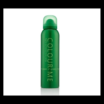 Picture of 150 ml Colour Me Green Body Spray International UAE product Used for female