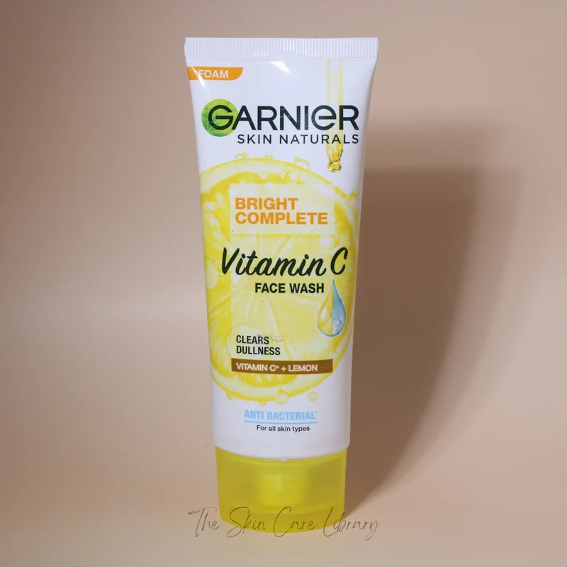 Picture of 100 ml Skin care Garnier Bright Complete Vitamin C face wash International Thailand product used for male/female