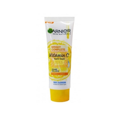 Picture of 100 ml Skin care Garnier Bright Complete Vitamin C face wash International Thailand product used for male/female