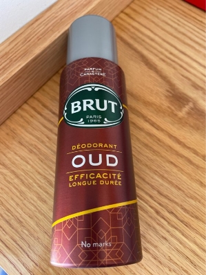 Picture of 200 ml Brut OUD Body Spray International USA product used for male