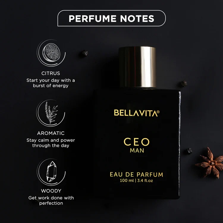 Picture of 100 ml BELLAVITA LUXURY CEO MAN Perfume Indian product used for male
