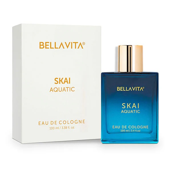 Picture of 100 ml BELLAVITA LUXURY SKAL Aquatic Perfume Indian product used for male