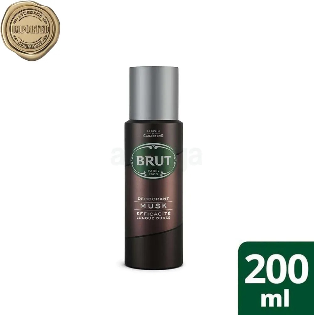 Picture of 200 ml Brut Musk Body Spray International USA product used for male
