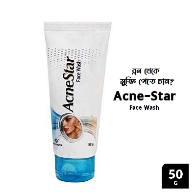 Picture of 50 gm Mankind Acne Star face wash Indian product used for male female