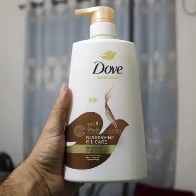 Picture of 680 ml Dove Nourishing Oil Care shampoo International Thailand product used for male/ female