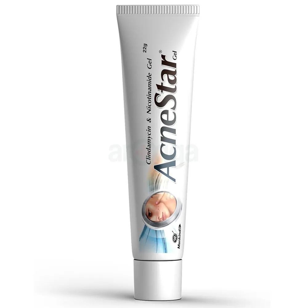 Picture of 22 gm Mankind AcneStar Skin Care gel Indian product used for male female