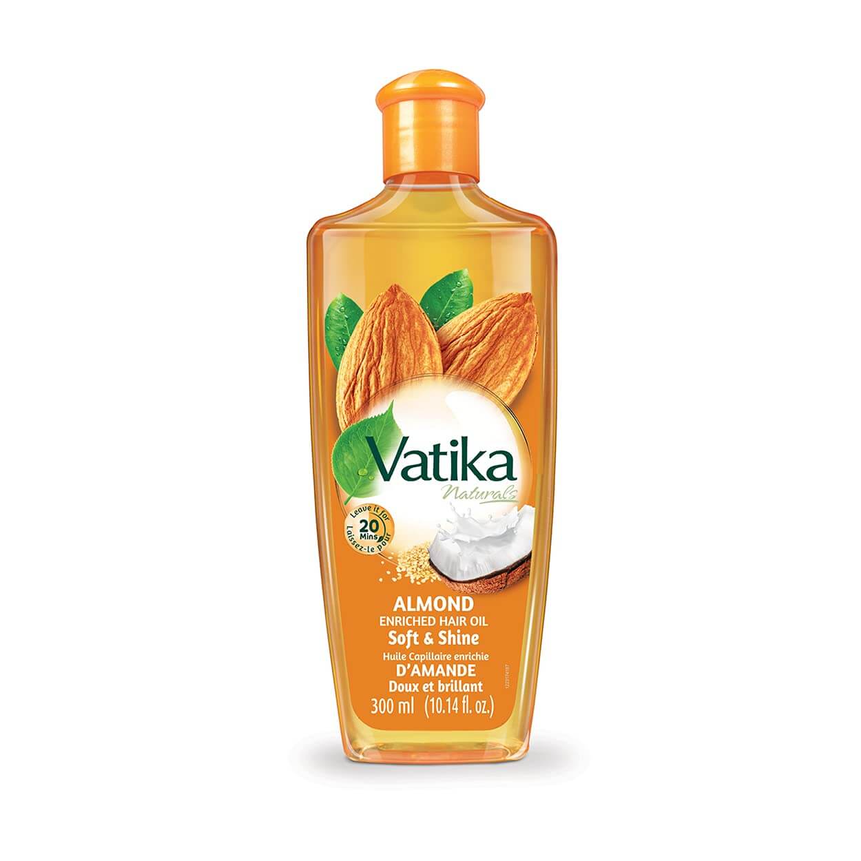 Picture of 300 ml Vatika ALMOND hair oil International UAE product used for male female