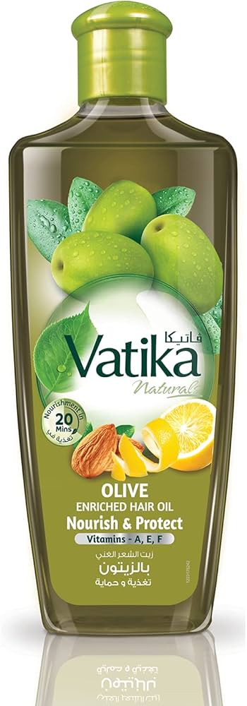 Picture of 200 ml Vatika OLIVE hair oil International UAE product used for male female
