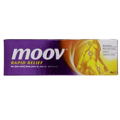 Picture of 50 gm Moov rapid relief for fast relief from pain in muscles and joints Indian product 