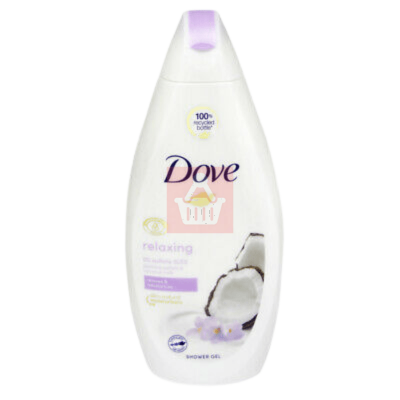 Picture of 500 ml Dove Relaxing shower gel body wash International NETHERLANDS product used for male/ female