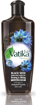 Picture of 200 ml Vatika BLACK SEED hair oil International UAE product used for male female