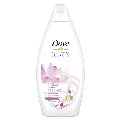 Picture of 500 ml Dove GLOWING RITUAL shower gel body wash International NETHERLANDS product used for male/ female