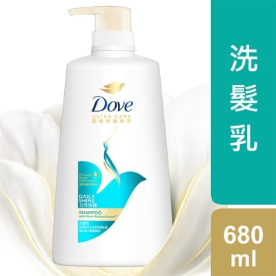 Picture of 680 ml Dove daily shine shampoo International Thailand product used for male/ female