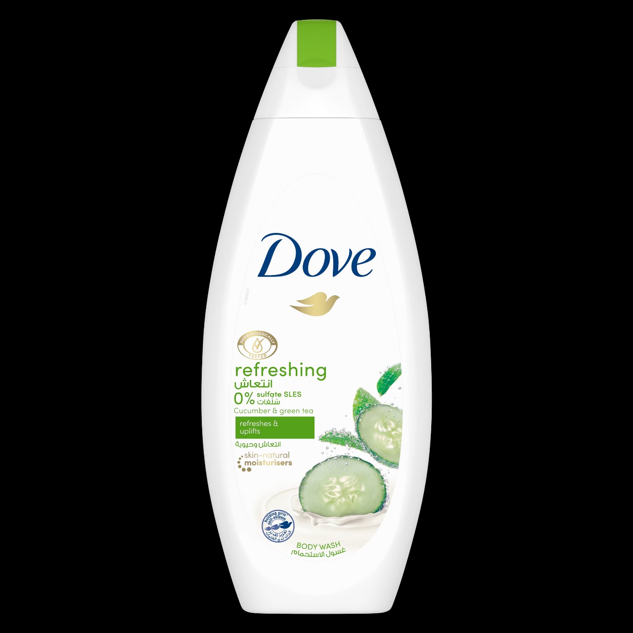 Picture of 500 ml Dove refreshing shower gel body wash International NETHERLANDS product used for male/ female
