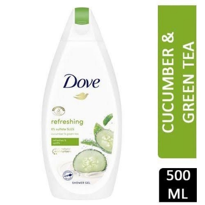 Picture of 500 ml Dove refreshing shower gel body wash International NETHERLANDS product used for male/ female