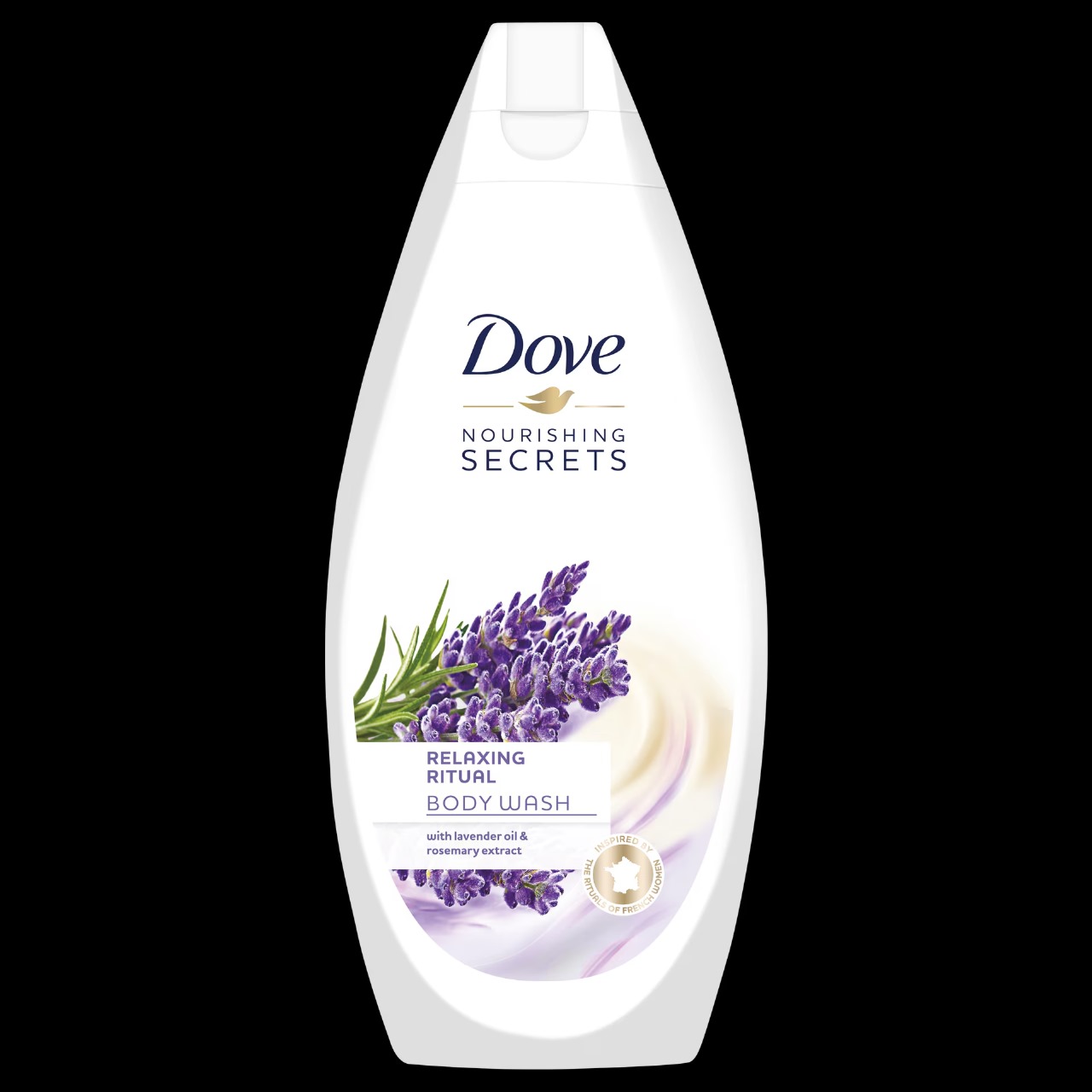 Picture of 250 ml Dove Relaxing Ritual shower gel body wash Unilever International European product used for male/ female