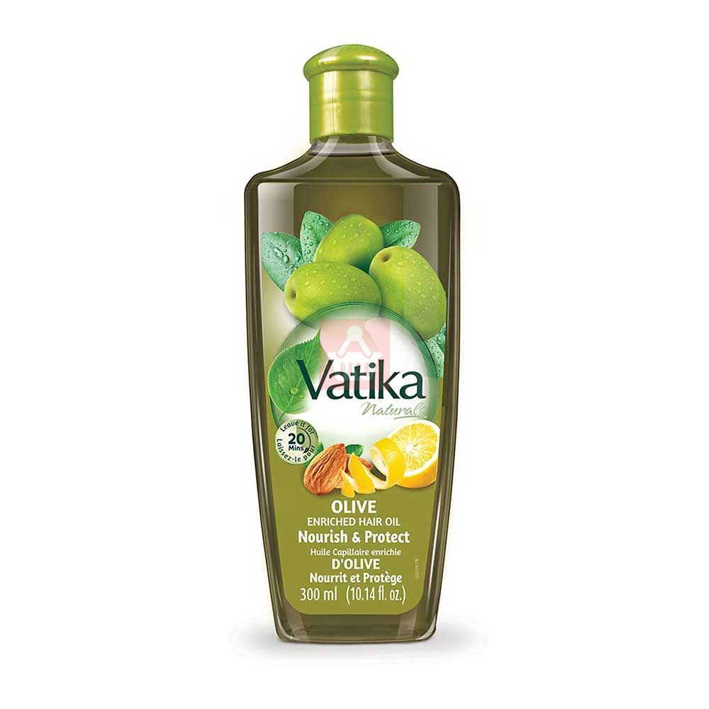 Picture of 300 ml Vatika OLIVE hair oil International UAE product used for male female