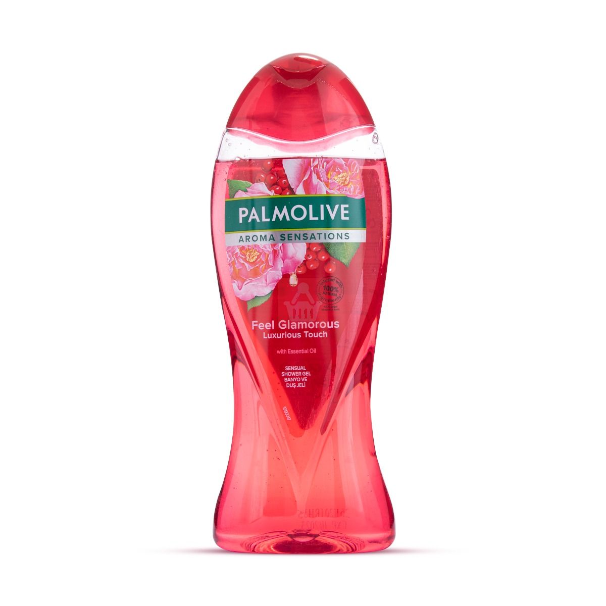 Picture of 500 ml Palmolive Aroma Sensation Feel Glamorous Red color Shower Gel International Thailand product used for male/female