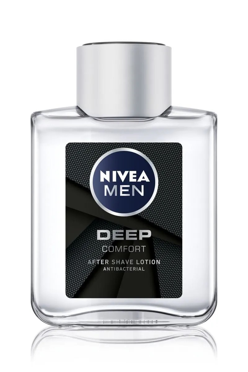 Picture of 100 ml Nivea Men Deep Comfort After Shave International Germany product used for male
