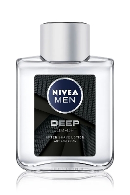 Picture of 100 ml Nivea Men Deep Comfort After Shave International Germany product used for male