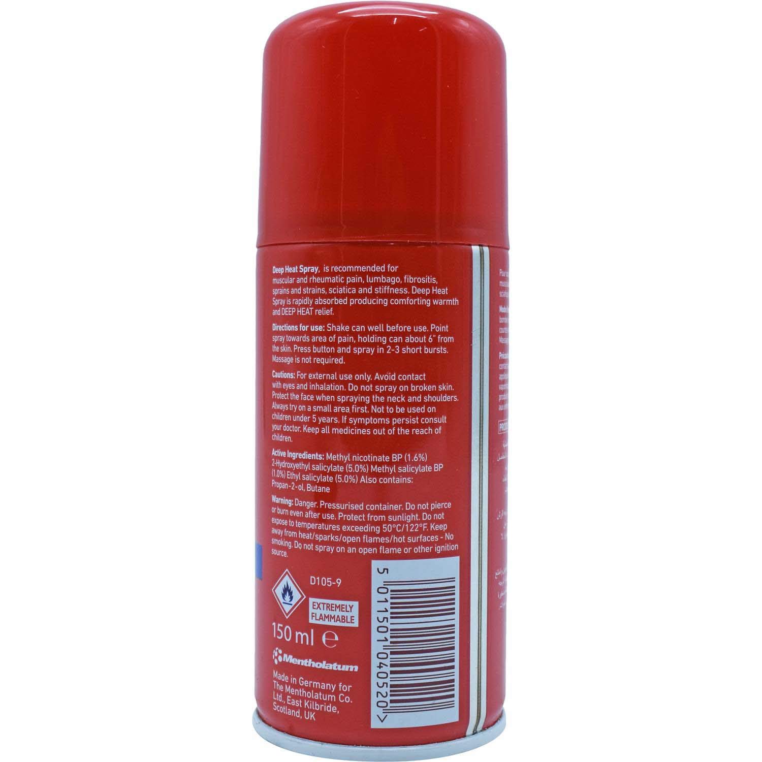 Picture of 150 ml Export Heat Spray Fast Relief International Germany product