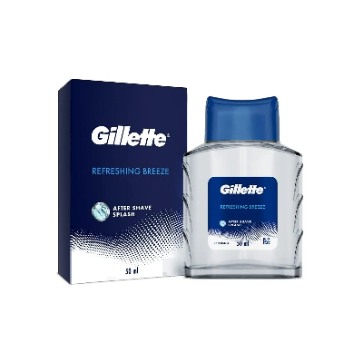 Picture of 50 ml Gillette Refreshing Breeze after shave Indian product used for male