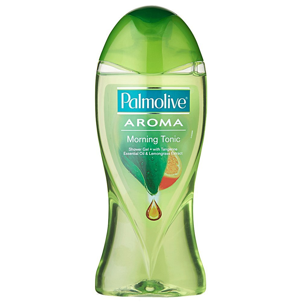 Picture of 500 ml Palmolive Aroma morning tonic green color Shower Gel International Thailand product used for male/female