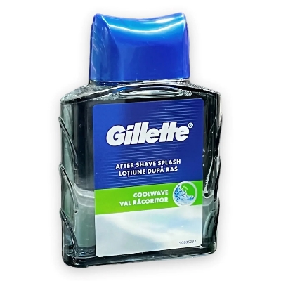 Picture of 100 ml Gillette Coolwave After Shave Splash International European product used for male