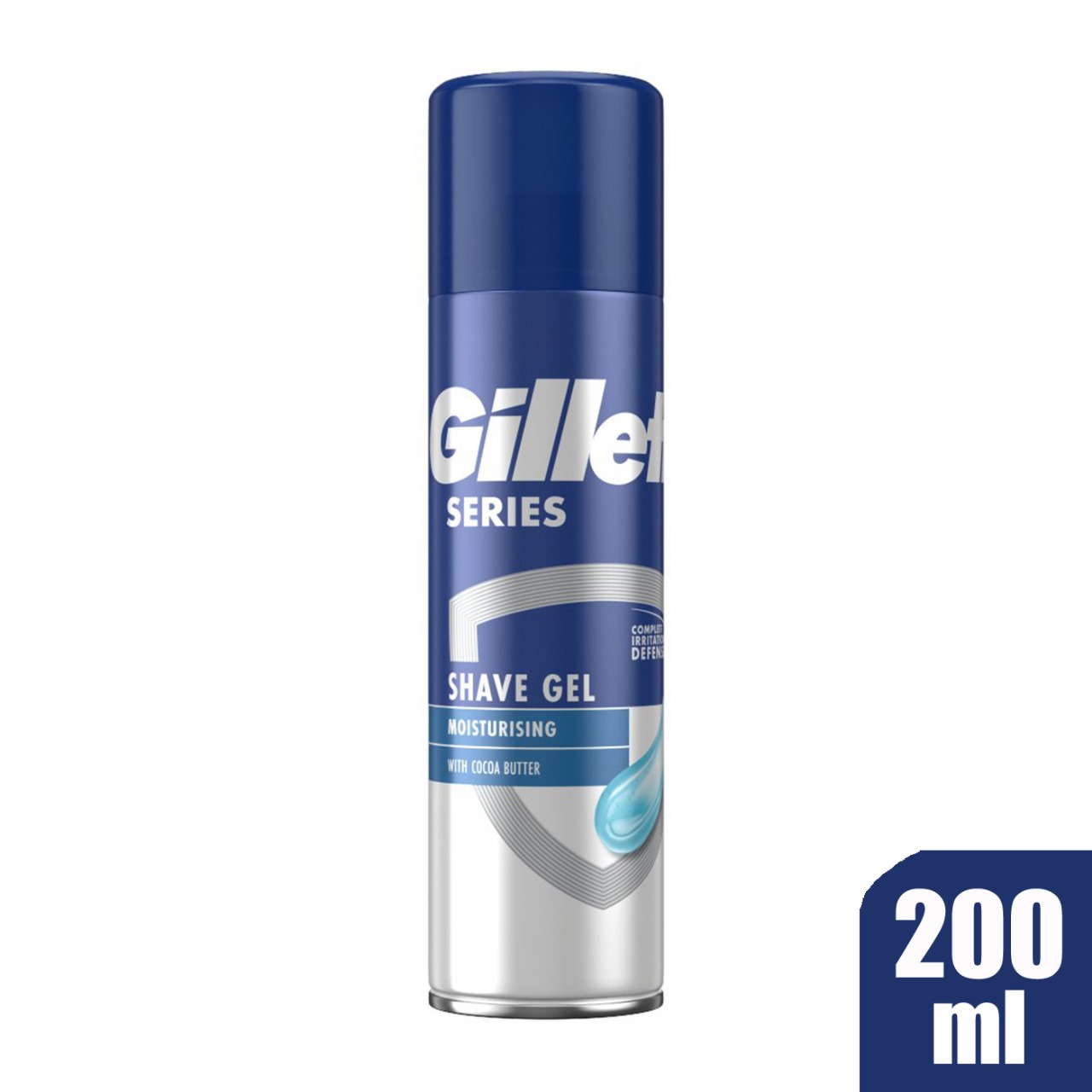 Picture of 200 ml Gillette Moisturising with cocoa butter Shaving Gel International Colombia product