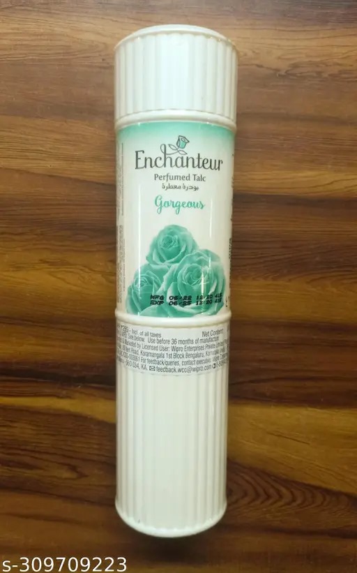 Picture of 125 gm Enchanteur Gorgeous Talcum Powder International Malaysian product used for male/female