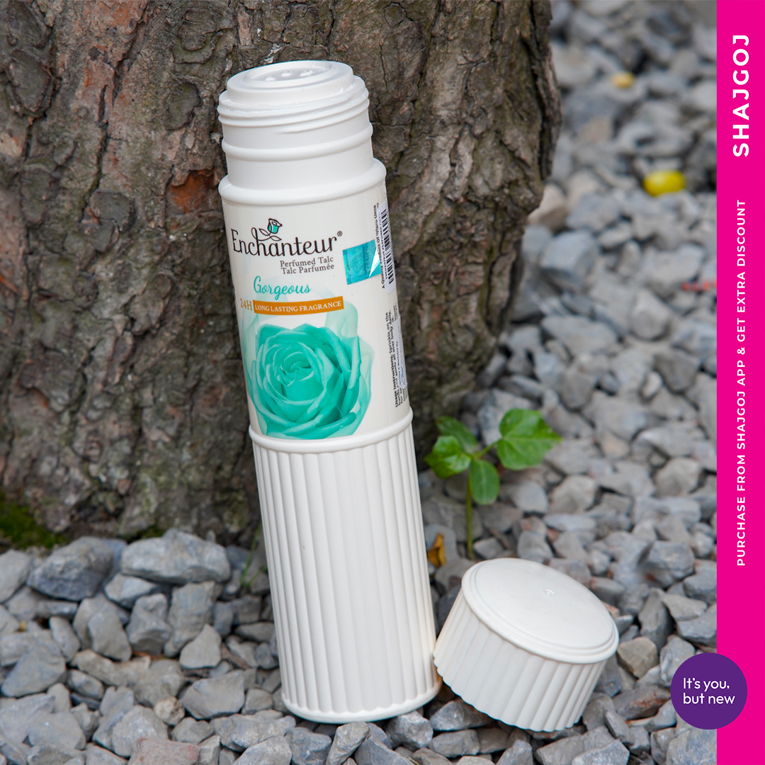Picture of 125 gm Enchanteur Gorgeous Talcum Powder International Malaysian product used for male/female