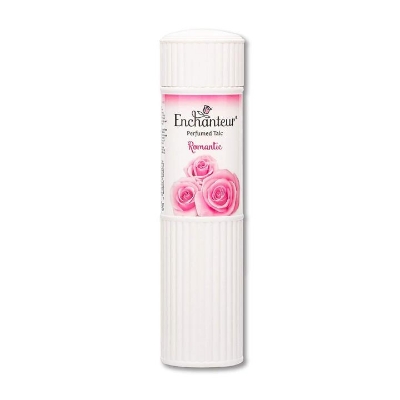 Picture of 250 gm Enchanteur Romantic Talcum Powder International Malaysian product used for male/female