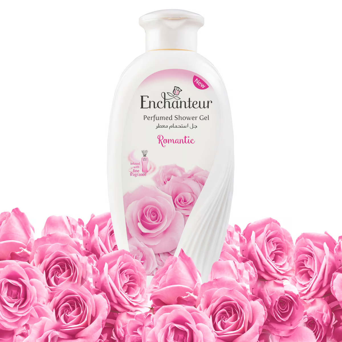 Picture of 250 ml Enchanteur Romantic shower gel International Vietnam product used for male female