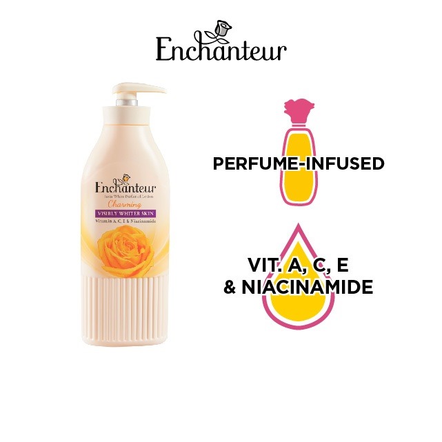 Picture of 500 ml Enchanteur Charming BODY LOTION International Malaysian product used for male/female