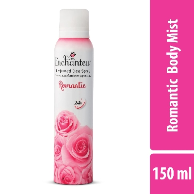 Picture of 150 ml Enchanteur Romantic Body Spray International Malaysian product used for female