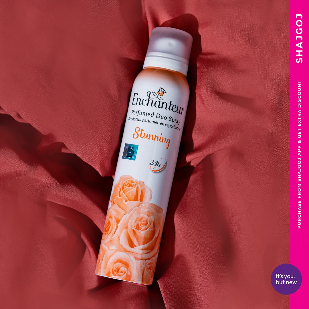 Picture of 150 ml Enchanteur Stunning Body Spray International Malaysian product used for female