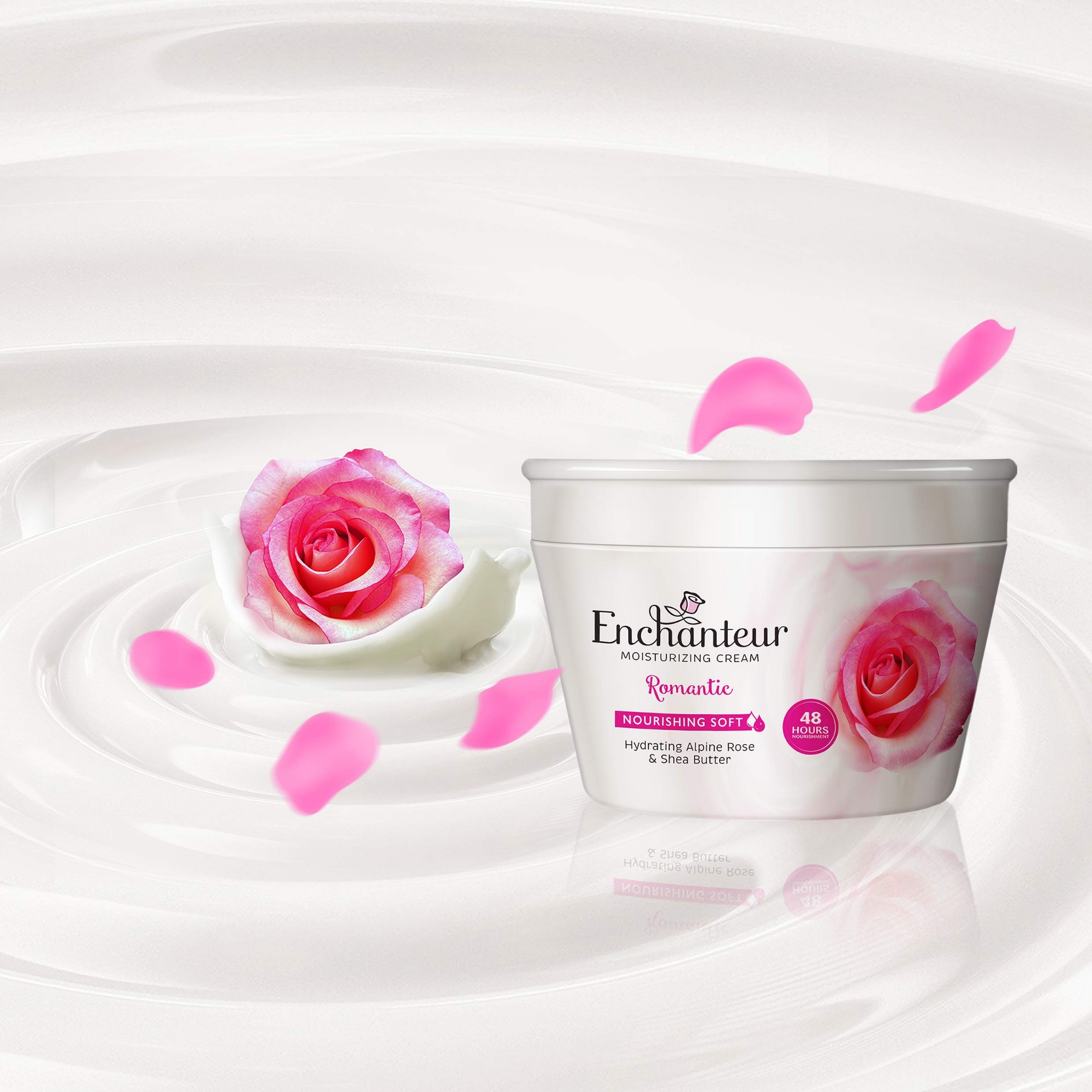 Picture of 100 ml Enchanteur Romantic Moisturizers cream International Malaysian product used for male/female