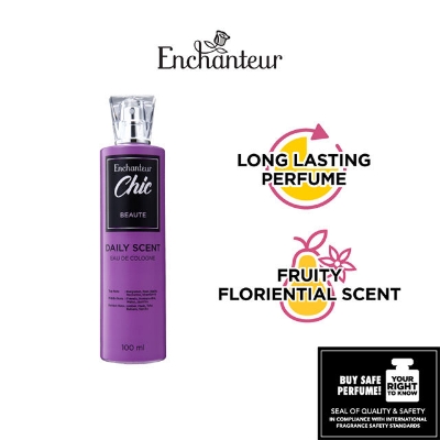 Picture of 100 ml Enchanteur Chic Beauty Body perfume International Malaysian product used for female