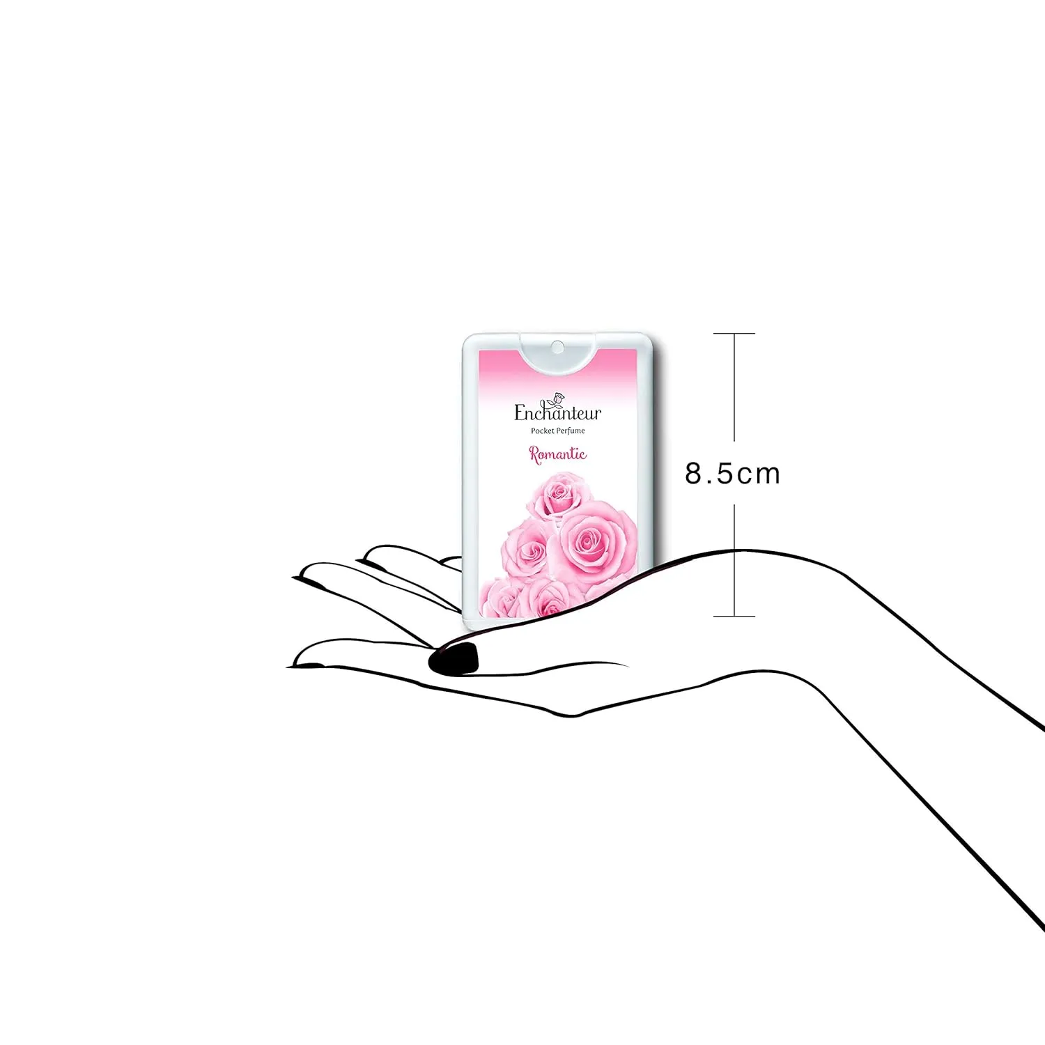 Picture of 18 ml Enchanteur Romantic Pocket perfume International Malaysian product Used for female