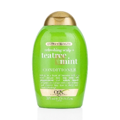 Picture of 385 ml OGX refreshing scalp + Teatree Mint conditioner International Germany product used for male/ female