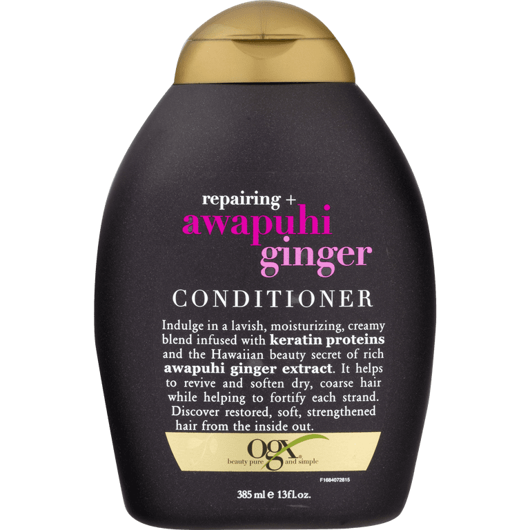 Picture of 385 ml OGX repairing + Awapuhi Ginger conditioner International Germany product used for male/ female