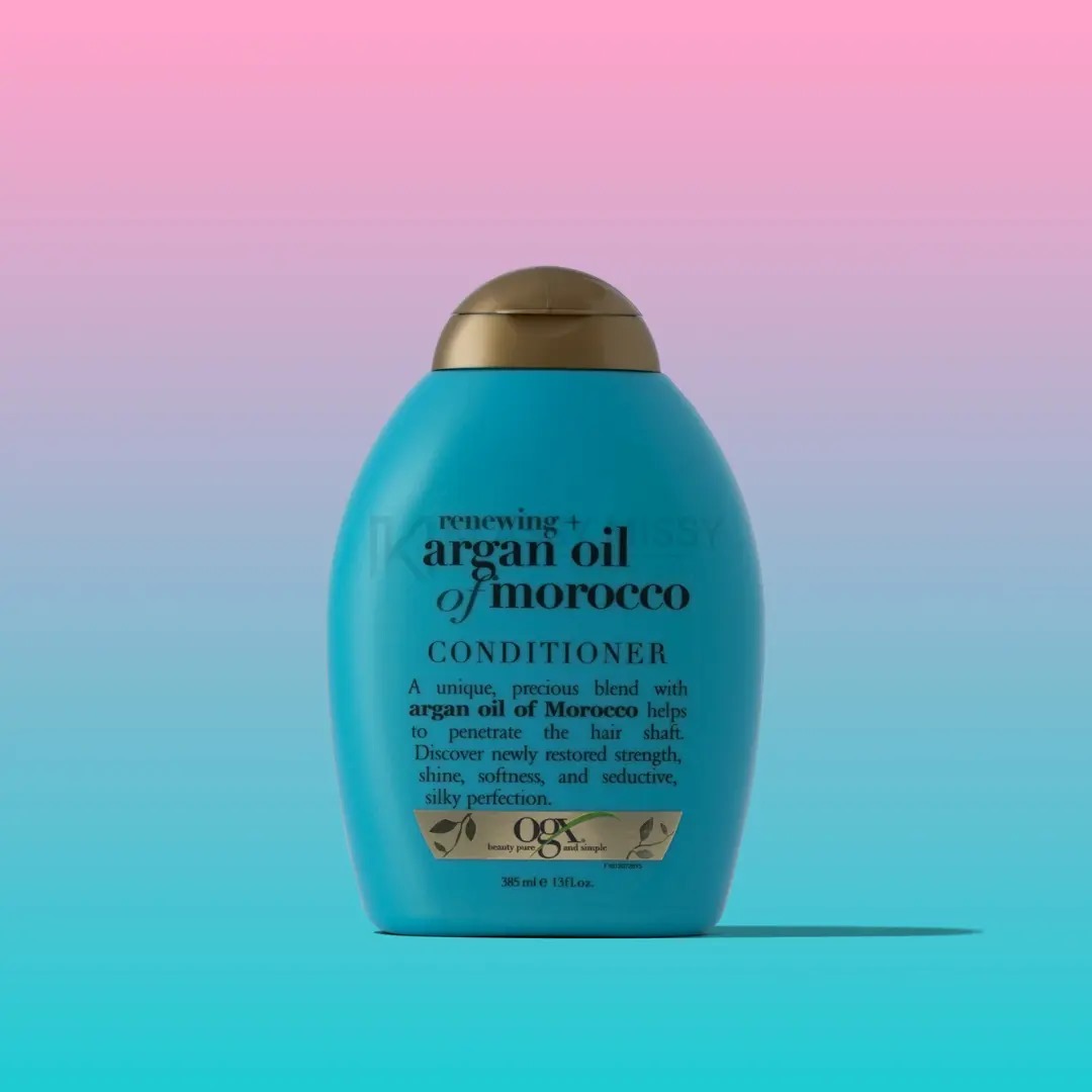 Picture of 385 ml OGX refreshing renewing + Argan oil of Morocco conditioner International Germany product used for male/ female