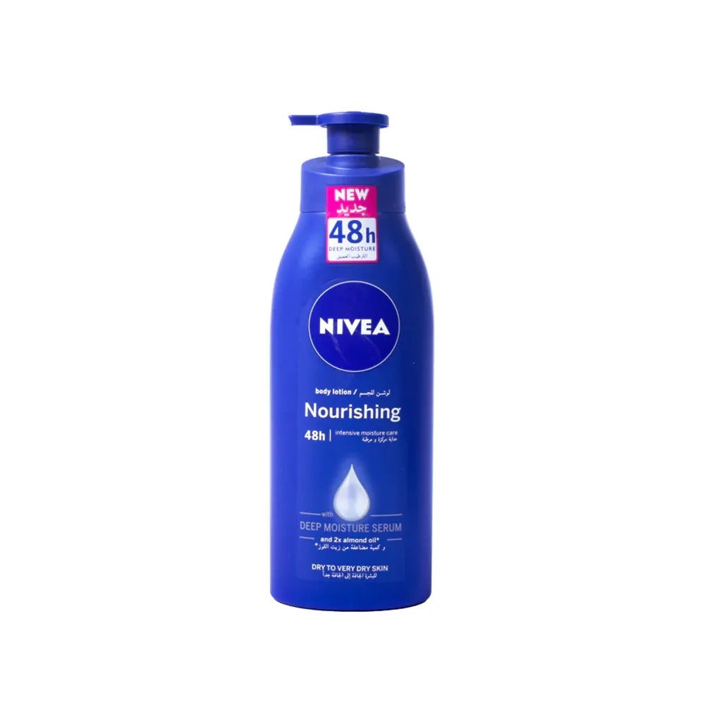 Picture of 400 ml Nivea Nourishing Body Lotion International Germany product used for male/ female